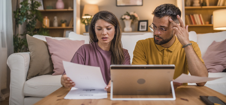 Credit counselor meeting with a couple